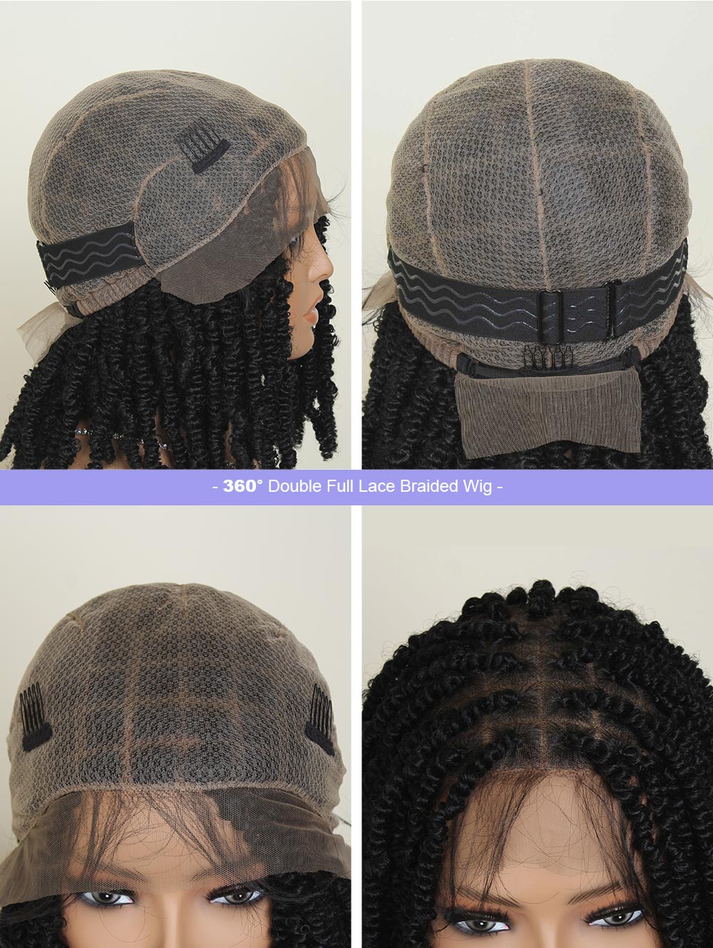 12" Spring Twist Wig Full Lace Passion Twist Knotless Wig