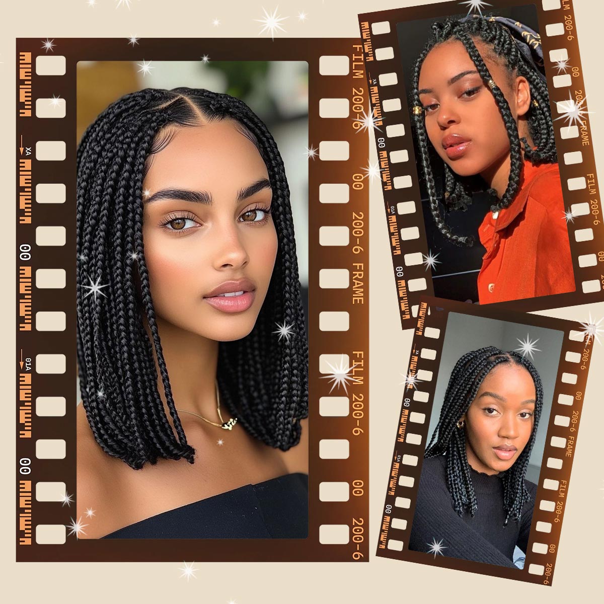 Sangtok 12inch Knotless Box Braid Wigs 360 Single Full Lace Braided Wigs for Black Women Synthetic Black Braided Lace Wig